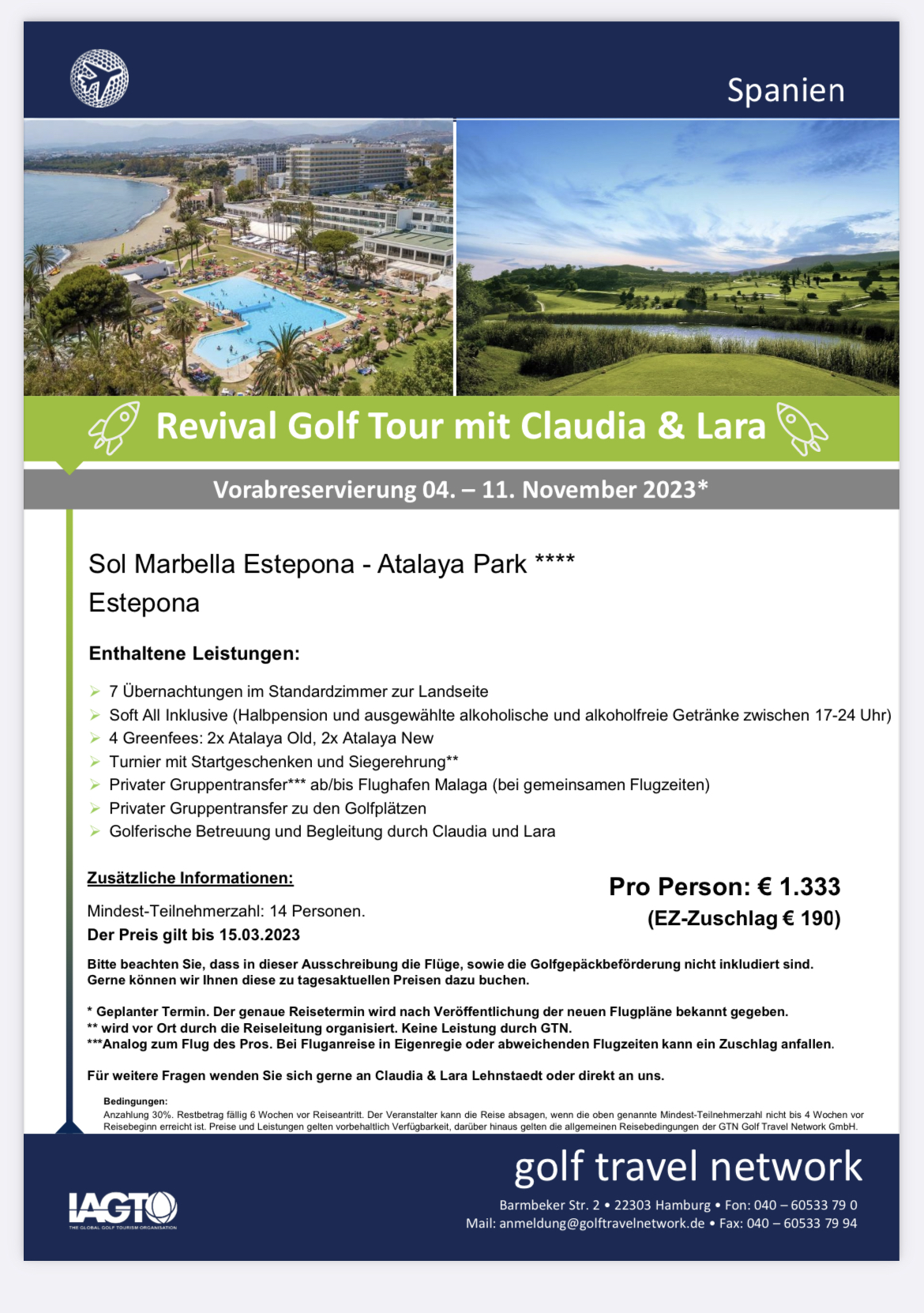 Golfreise Marbella