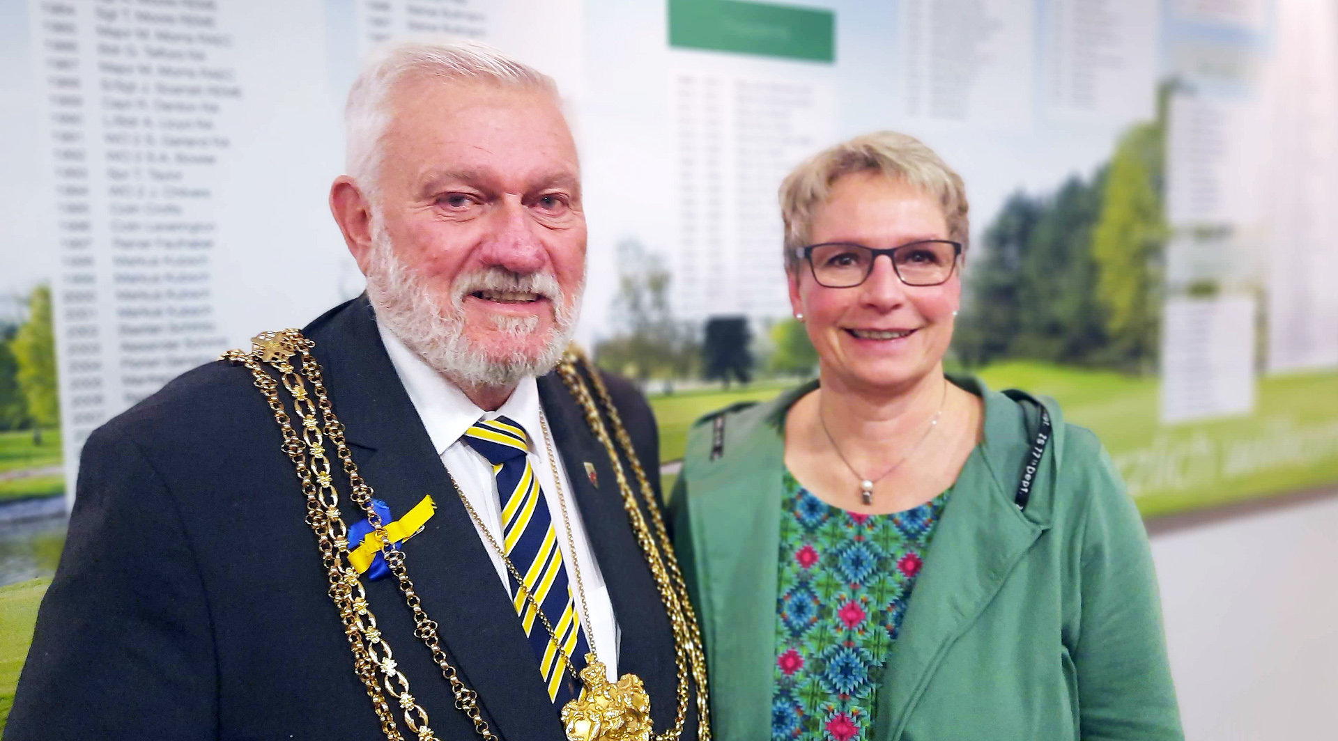 Lord Mayor Gettings mit Dortmund Mayor Ute Mais