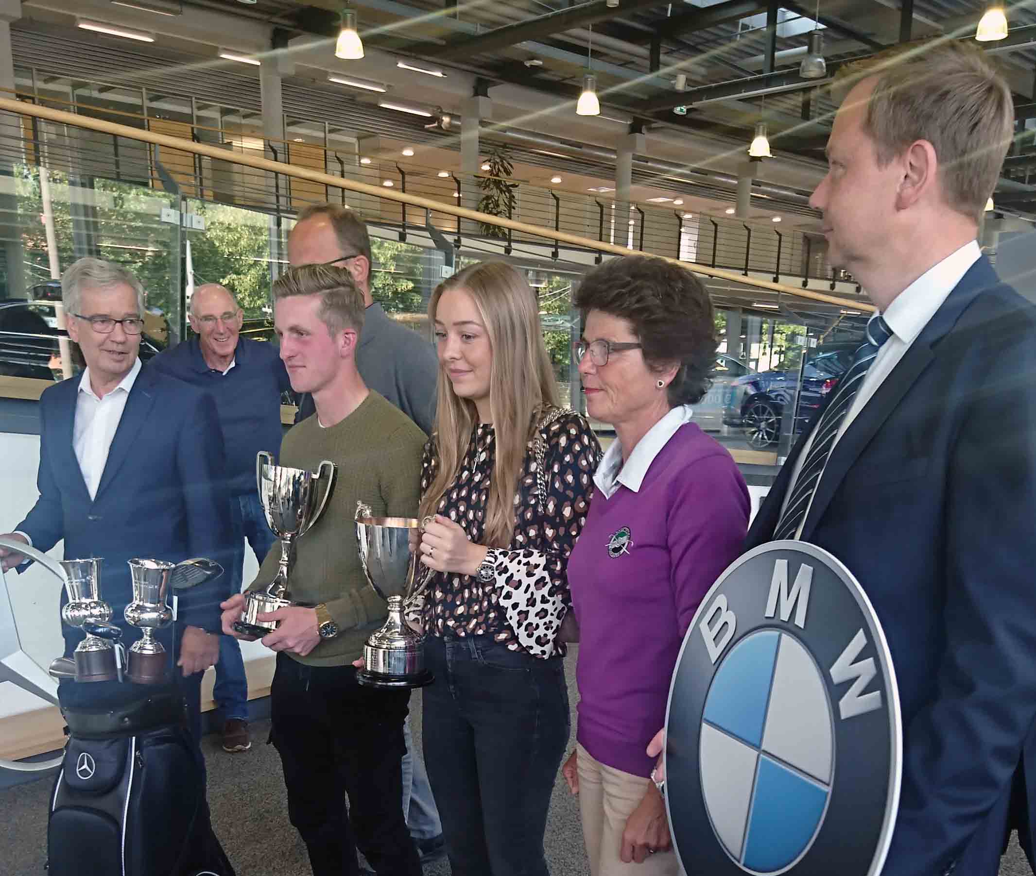 BMW und Mercedes SPonsor