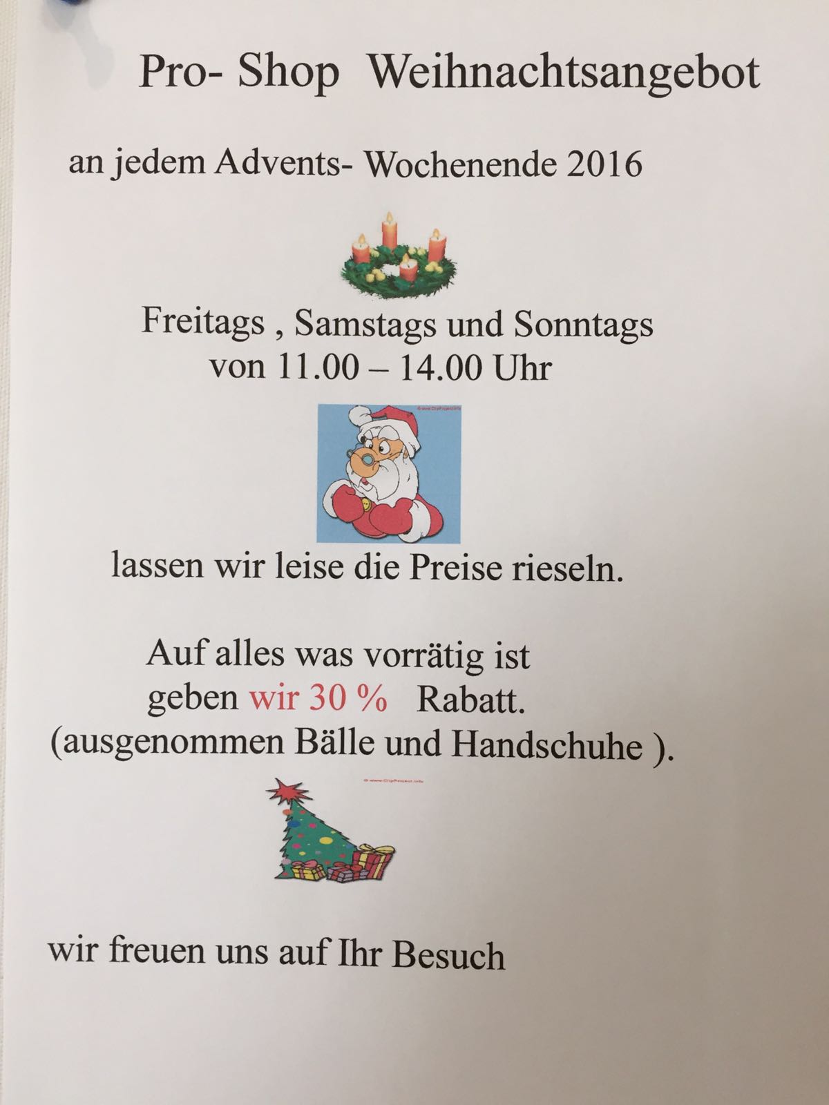 Pro-Shop im Preisrausch